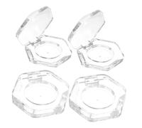 MERRYHAPY 4piezas Pans Vacíos Para Sombras De Ojos Hexagonales Recipientes Reutilizables De Cosméticos Para Maquillaje De Mujeres y Niñas