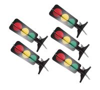 MERRYHAPY 5 Piezas Señales de Tráfico de Cartón para Fiestas Infantiles Centros de Mesa Temáticos de Decoración Ligera y Portátil para Cumpleaños Niñas