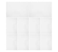 MERRYHAPY 50 Hojas Hojas Desprendibles A4 de Doble Cara para Álbum de Pegatinas, Papel de Liberación Blanco 4 Anillas para Manualidades Personales y Sesiones Creativas