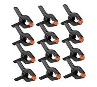 MERRYHAPY 50 Piezas Clips Abrazaderas de Resorte Resistentes para Soporte de Fondos Fotográficos Clips de Plástico para Telones de Fondo de Sujetadores para Estudios y Equipos de Fotografía
