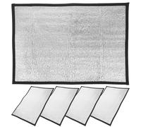 MERRYHAPY 5piezas Almohadillas Térmicas para Reptiles para Lagartos Cangrejos Ermitaños Serpientes Geckos y Arañas Tapete Reflectante Aislante para Terrarios y Tanques