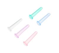 MERRYHAPY 5piezas Ventosas De Silicona Para Ventosaterapia Frasco Terapéutico Fácil De Usar Resistente Para