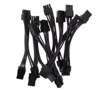 MERRYHAPY 6 Piezas Cable de Alimentación GPU Extensión Pcie Cables Resistentes y Flexibles para Minería y PC Diseño Organizado para Gestión de Energía