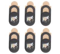 MERRYHAPY 6 Piezas Cubierta de Privacidad para de Portátil Ultra Delgada y Práctica con Control Deslizante Protección Anti-Hacking y Compatible con Notebooks y Tablets Negras