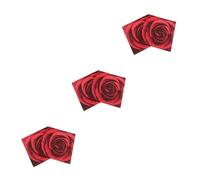 MERRYHAPY 60 Hojas Servilleta De Fiesta Servilletas De Bebidas Decoracion De Boda Decoración De La Boda a Granel Toallas De Papel a Granel Servilletas a Granel Servilletas Rojas Rojo