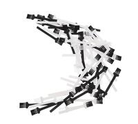 MERRYHAPY 60 piezas Cepillo de Limpieza Multifuncional para Afeitadora Eléctrica y Teclado de Portátiles con Mango Ergonómico para Polvo y Electricidad Estática Colores Negro y Blanco