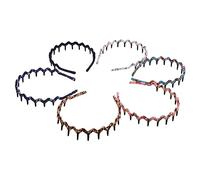 MERRYHAPY 6piezas Headdress Para Mujer Diademas Decorativas Diseño De Olas Accesorios De Cabello Elegantes y Delicados