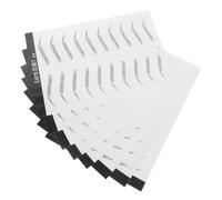 MERRYHAPY 8 Láminas De Parches Biónicos Para Cejas Pegatinas Para Practicar El Peinado De Cejas Pegatinas Para Forma A Adhesivas Para Postizas Negras