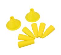 MERRYHAPY 8 Puntas de Boquilla para Calafateo Reutilizables para Aplicador de Salchichas con Extensores, Compatibles con Pegamento y Sellado en Ángulos Únicos