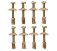 MERRYHAPY 8juegos Conector De Varilla Roscada Marco De Cama De Repuesto Pernos Tuerca Para Cuna y Cabecero