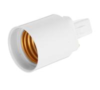 MERRYHAPY Adaptador Material Retardante al Fuego Diseño Multifuncional de Portalámparas G24d a E27 y Placa Conductora de Cobre Compatible Bombillas LED para Oficinas