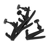 MERRYHAPY Afinador fino para violín 3/4-4/4 4 piezas latón negro accesorio universal para violinistas en estudios y presentaciones