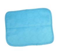 MERRYHAPY Alfombra Refrescante para Mascotas Colchoneta Enfriadora De Verano para Perros y Gatos Azul Oscuro