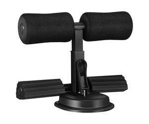 MERRYHAPY Aparato para Abdominales con Sujeción para Pies, Diseño Multifuncional, Materiales de Goma y Hierro, con Ventosas y Varios Niveles de Altura para Uso en Casa