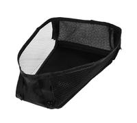 MERRYHAPY bolsa de almacenamiento multifuncional bolsa cesta abajo Titulares organizador de desmontable bolsa de cochecito Organizador de cochecitos de bebé tela oxford Negro