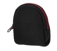 MERRYHAPY Bolsa Protectora Neopreno para Filtros de Lente Cámara Estuche Portátil Plegable con Malla para Accesorios Compatible para Uso Exterior S Negro