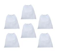 MERRYHAPY Bolsas para Aspirador de Uñas Profesionales de Tela No Tejida de Color Claro 6 Unidades Diseño Elástico y Contención de Polvo para Salón de Manicura