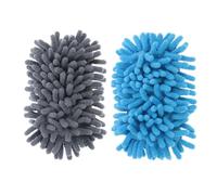 MERRYHAPY Borrador de Microfibra para Pizarra de Color Claro Azul 2 Piezas Esponja y Chenilla Lavable a Mano para Limpieza en Aulas y Oficinas