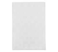 MERRYHAPY Carpeta Blanco de Estrellas y Rombos de Grabado Textura 3d Bordes Redondeados sin Rebabas para Papel y Cartón, Plástico para Scrapbooking y Creación de Tarjetas