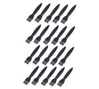 MERRYHAPY Cepillo De Afeitar Eléctrico Limpiador 100 Cepillos 8.2cm De Plástico Duradero Perfecto Para Herramientas y Afeitadoras