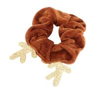 MERRYHAPY Coletero De Terciopelo De Alce Diadema De Cabello Cuerdas De Cabello Para Fiestas De Navidad Liga Elástica