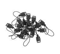 MERRYHAPY Conector Adaptador Bucle Qd Mini para Correa De Cuello De Cámara, 20 Piezas, Compatible Cintas ≤12mm, Sistema Liberación Rápida, Resistente para Uso Fotografía Exterior