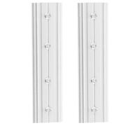 MERRYHAPY Conector de Riel Cortinas de Aleación de Aluminio 2 Piezas para Compatibilidad y Conexión sin Fisuras para Sistemas de Riel Divisores en Oficina y Hogar