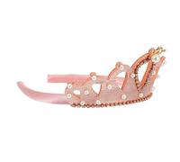 MERRYHAPY Coro De Cumpleaños Para Niñas Diadema De Princesa Perlas Accesorio Elegante Para Fiestas y Celebraciones Para Cumpleaños y Cosplay