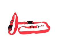 MERRYHAPY Correa para Perros Manos Libres Ajustable de Cintura Resistente y Duradera para Correr Pasear y Senderismo Diseño Ergonómico Rojo