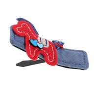 MERRYHAPY Denim Plush Zodiac Horse Hair Clips Non-slip Side Barrettes For Women Soft Comfortable Snap Hairpins For Year Parties And Year Of The Horse Celebration