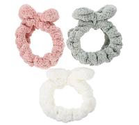 MERRYHAPY Diadema Lazo Suave 3 Piezas para Cuidado Facial para Maquillaje y Spa Accesorio de Pelo para Niñas Diseño Elegante y Cómodo