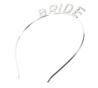 MERRYHAPY Diadema Mujer Bride Plata Elegante para Novia Boda Fiesta Accesorio Cabello para Mujeres