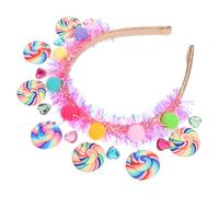 MERRYHAPY Diadema Niña Dulces Lollipop Ligera y Suave para Cumpleaños y Fiestas Temáticas Accesorio Infantil Cartoon para Celebraciones y Parque de Atracciones