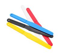 MERRYHAPY Espátulas de Plástico para Pintura y Mezcla de Pigmentos, 5 Unidades Color Aleatorio, Herramienta Práctica para Artistas y Aficionados, Uso en Proyectos Creativos