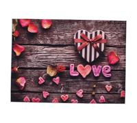 MERRYHAPY Fondo de Fotografía de Corazón para San Valentín Tela Decorativa Efecto 3D Fondo para Fotos Románticas Múltiples Usos en Fiestas y Estudio Fotográfico