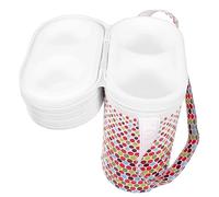 MERRYHAPY - Funda térmica para Botella de Leche con Barril, Funda para Botella de Leche para bebé, con Aislamiento, para Calentar biberones de bebé, Bolsa de Alimentos de PVC, Color, de Viaje