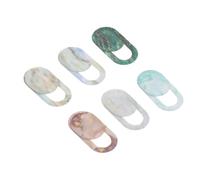 MERRYHAPY Fundas para Cámara Web y Portátil 6 Unidades para Usuarios De Dispositivos Electrónicos Estilo Práctico Protección De Privacidad para Móviles y Ordenadores Colores Mezcla Mármol