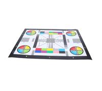 MERRYHAPY Herramienta de Inspección de Lentes Resistente con Carta de Calibración de Color y Gráfico de Enfoque Compatible con Cámaras de Vigilancia para Ajustes Precisos Interiores y