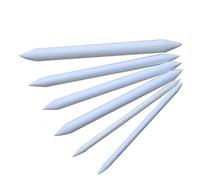 MERRYHAPY Juego de 6 Difuminadores de Papel Blanco para Dibujo Artístico, Conjunto de Tocones y Tortillones, Adecuado para Mezclar Pasteles y Afilar Bloque de Lija