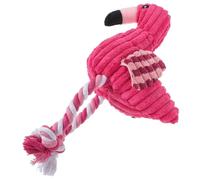 MERRYHAPY Juguete Chirriante para Perros y Cachorros De Tela Sintética Resistente, Tamaño Pequeño, Color Rosa, para Juego Interactivo Interiores, Adecuado para Mascotas y Cachorros