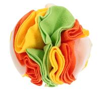 MERRYHAPY Juguete Interactivo para Perros Pelota Olfativa de 15 CM de Vellón Polar Resistente y Antidesgaste Juego Educativo para Mascotas Que Esconde Comida Adecuado para Entrenamiento y