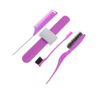 MERRYHAPY Kit De Cepillos De Coloración Para Cabello Juego De Cepillo Antitirones y Peine Magnético Para Salones y Personal Resistente y Reutilizable