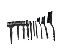 MERRYHAPY Kit de Pinceles Antiestáticos para Limpieza de Teclado y Ordenador Mango Plástico Portátil Nylon Suave para Espacios Pequeños y Mantenimiento Seguro