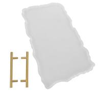 MERRYHAPY Molde de Silicona Irregular Asas Metálicas, Detalles Intrincados y Texturas Claras para Bandejas de Resina para Manualidades y Creación de Bandejas DIY