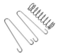 MERRYHAPY Muelle Tensor para Correa Perro Acero Inoxidable Amortiguador de Tirón para Perros Accesorio Seguro para Paseos y Actividades