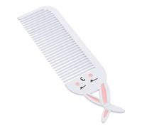 MERRYHAPY Peine Metálico Pequeño Compacto con Diseño de Zanahoria de Dibujos Animados Resistente y Portátil para Peinar y Masajear el Cabelludo para Niñas y Mujeres