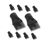 MERRYHAPY Peine Para Secador De Pelo 10 Pcs Largo Boquilla Creativa Herramienta De Peluquería Para Peinar Cabello Accesorio Reutilizable