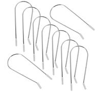 MERRYHAPY Pinzas Para Rizador De Cabello De Acero Inoxidable 304, 20 Unidades, 2.54 Cm, Clips Para Rodillos Calientes, Para Uso Profesional y Personal En Peinado Rizos