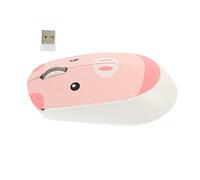 MERRYHAPY Ratón Inalámbrico Silencioso De Diseño Infantil Mouse Óptico para Oficina y Compatible con Laptop y Pc Color Rosa
