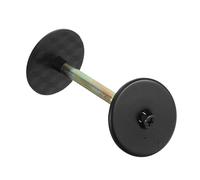 MERRYHAPY Redonda para Agujero de Puerta Placa Antirrobo de Aleación de Zinc para Cerraduras Muertas Protector y Tapón para Mirilla Puertas de Madera y Metal Fácil Instalación y Decorativa
